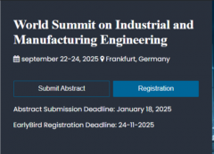 World Summit on Industrial and Manufacturing Engineering
