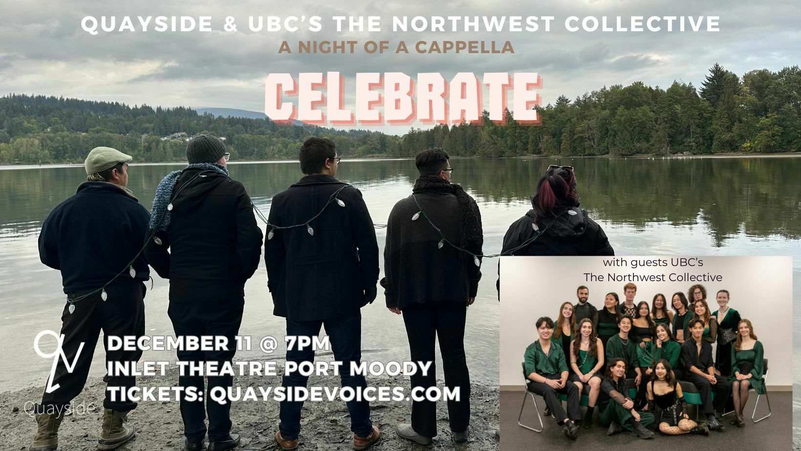 Celebrate! A night of A Cappella with Quayside and UBC's The Northwest Collective, Port Moody, British Columbia, Canada