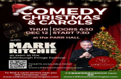 Comedy, Christmas and Carols