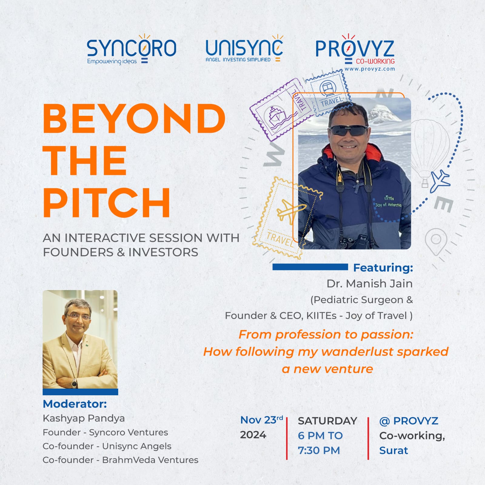 BEYOND THE PITCH - AN INTERACTIVE SESSION WITH FOUNDERS & INVESTORS, Surat, Gujarat, India