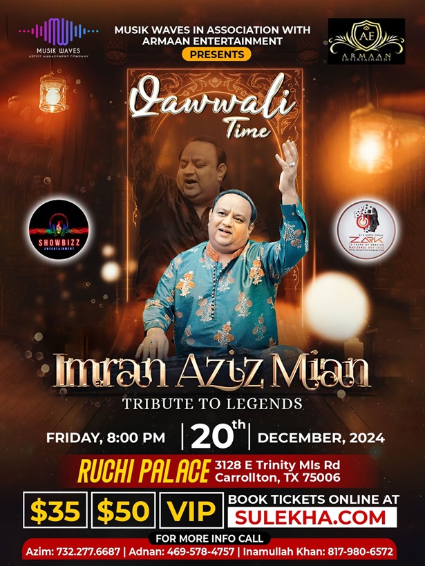 Qawwali Time with Imran Aziz Mian, Carrollton, Texas, United States