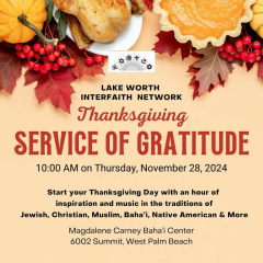 Interfaith Thanksgiving Service of Gratitude
