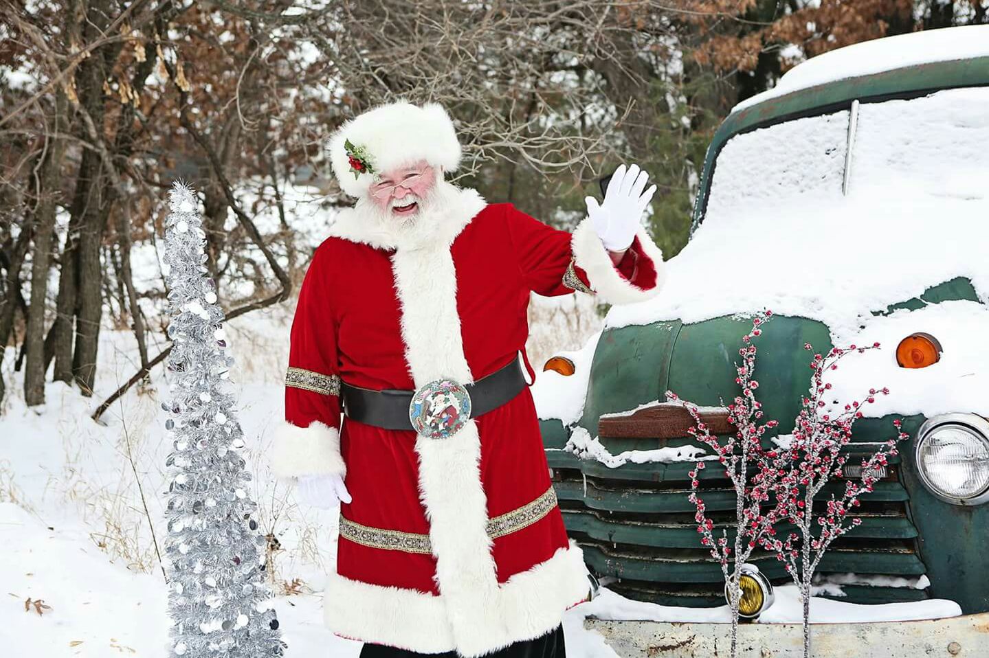 Santa at the Shoppes, Hennepin, Minnesota, United States