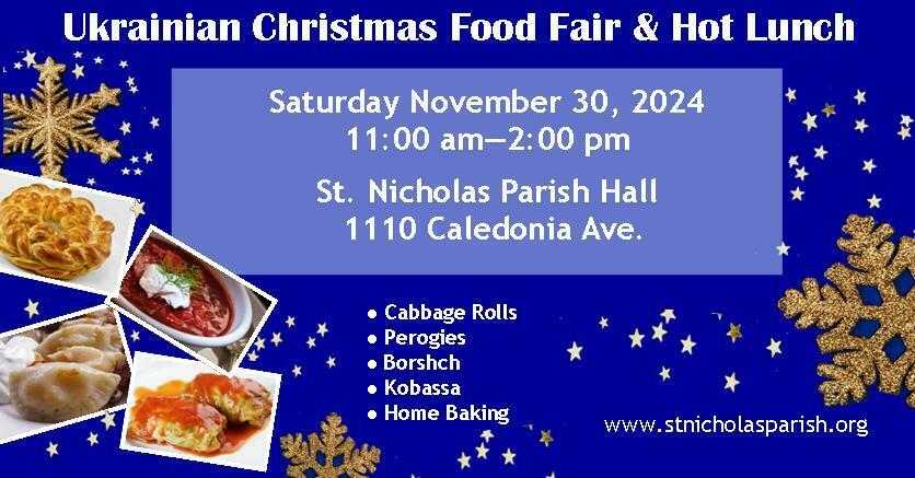 St. Nicholas Ukrainian Christmas Food Fair and Hot Lunch, Victoria, British Columbia, Canada