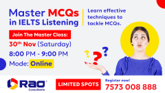 IELTS Listening MCQ's Masterclass - Rao Consultants
