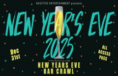 New Years Eve Long Beach NYE Bar Crawl - All Access Party Pass to 10+ Venues