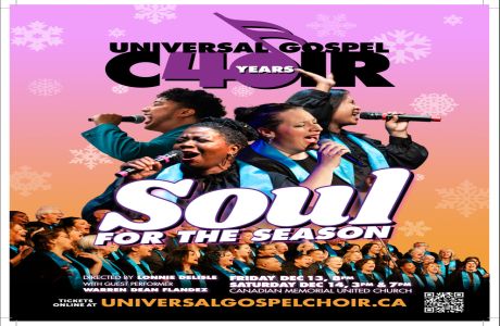 Universal Gospel Choir presents Soul for the Season, Vancouver, British Columbia, Canada