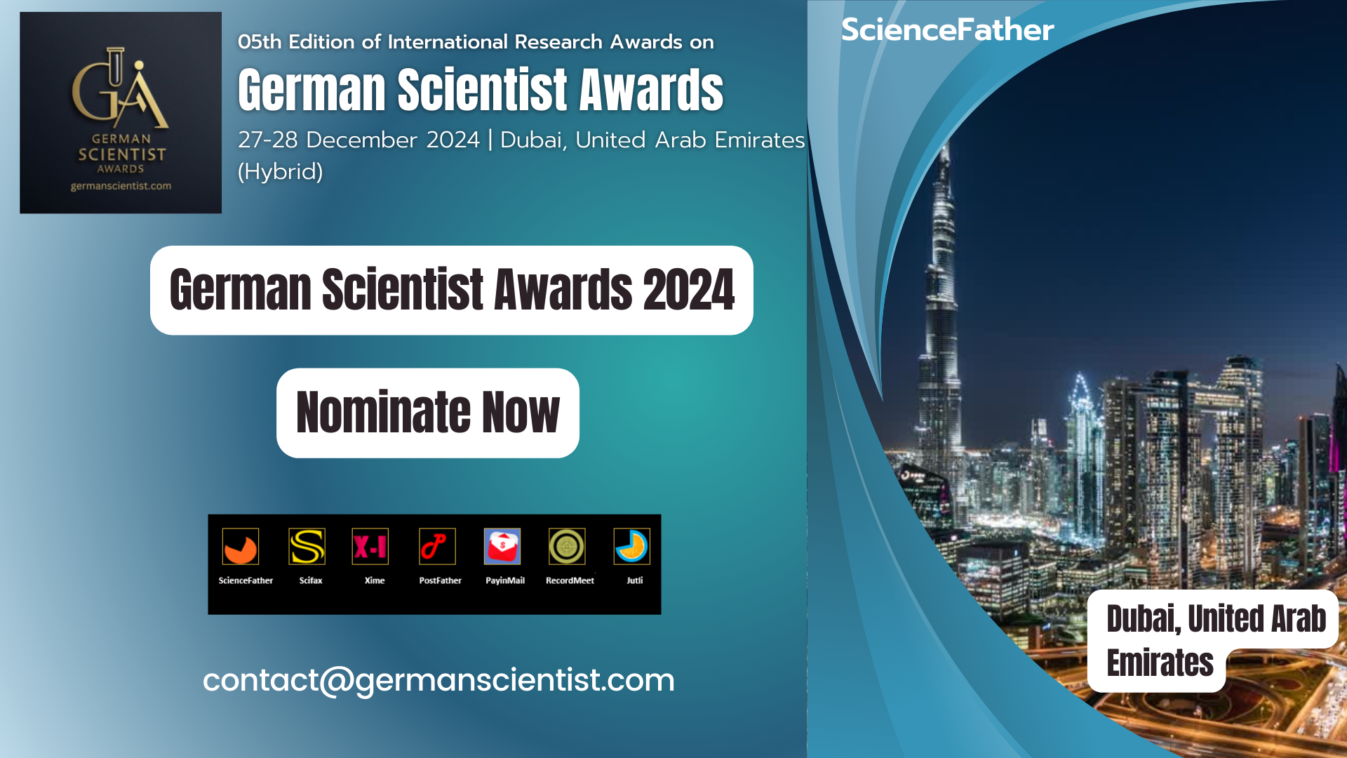German Scientist Awards, Online Event