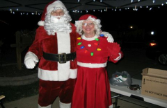 Come and visit Santa and Mrs. Claus