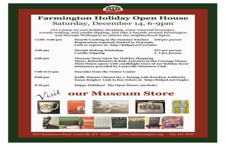 Farmington Holiday Open House, Louisville, Kentucky, United States