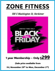 Zone Fitness - Black Friday Sale
