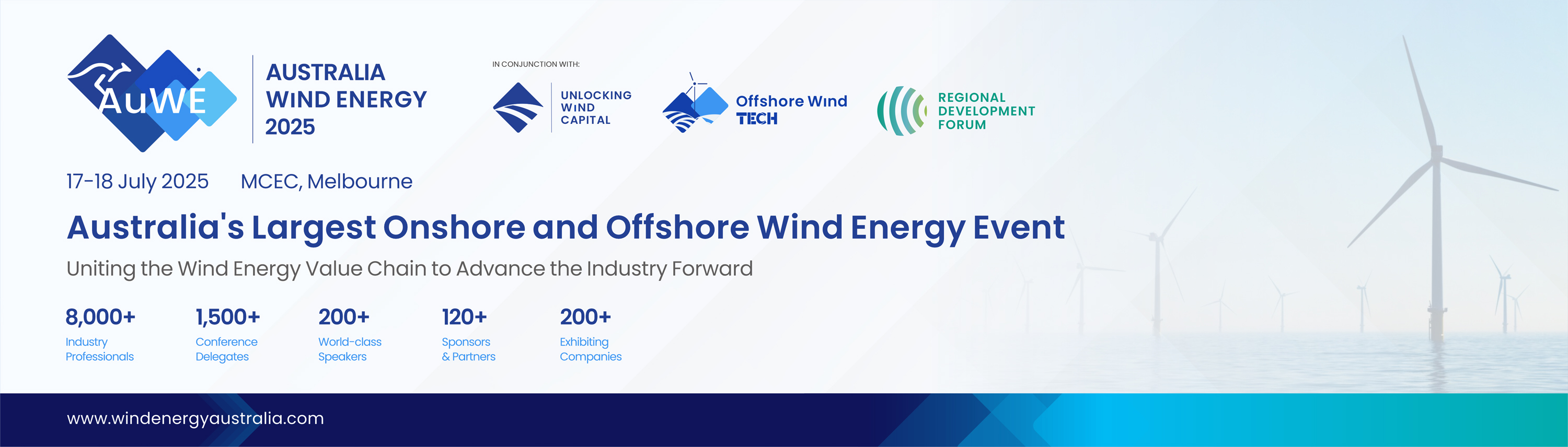 Australia Wind Energy 2025, Melbourne, Victoria, Australia