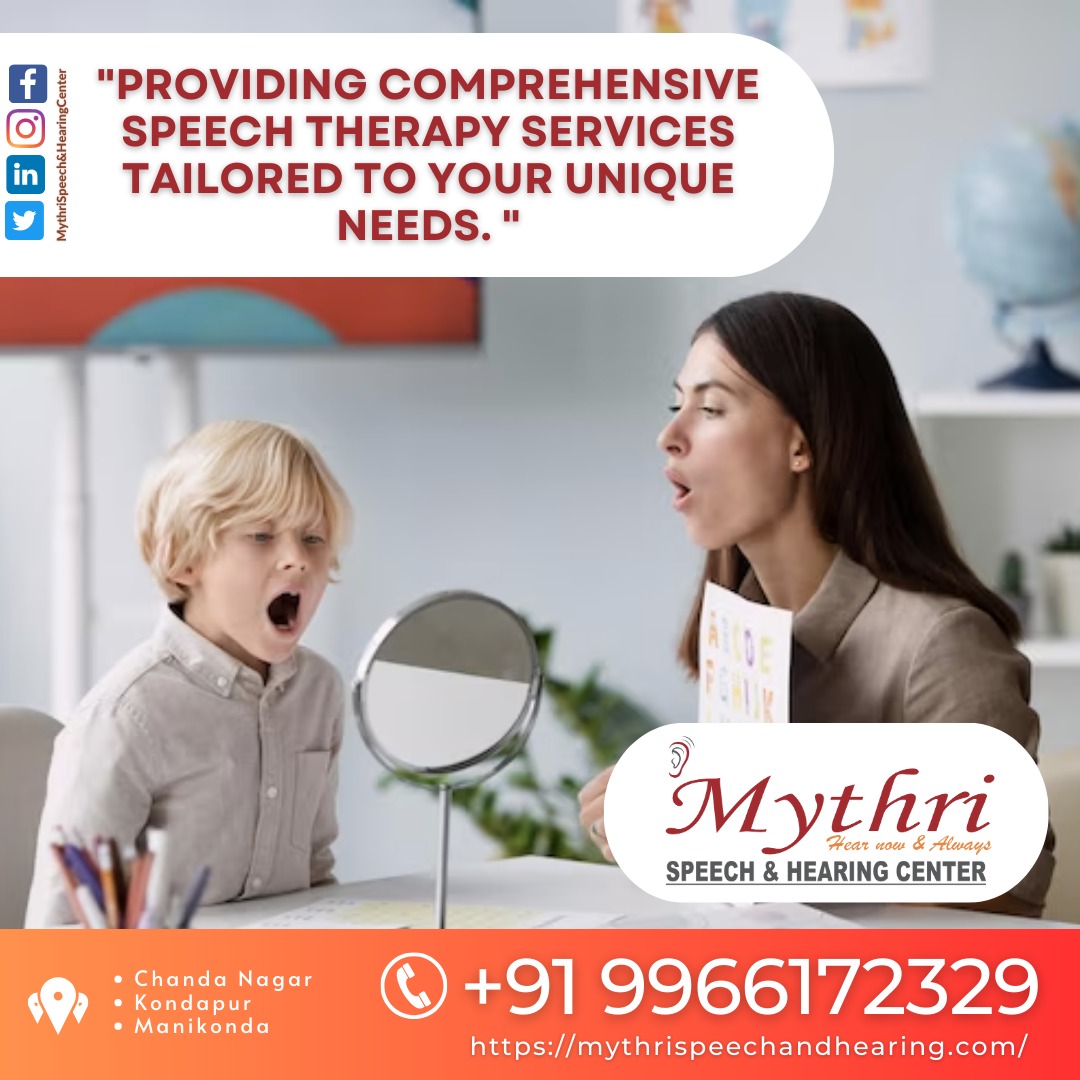 Speech Therapy Specialist | Hearing Loss Specialists | Certified Audiologist | Best Speech Therapist | Mythri Speech And Hearing Center | Speech And Hearing Center, Hyderabad, Telangana, India