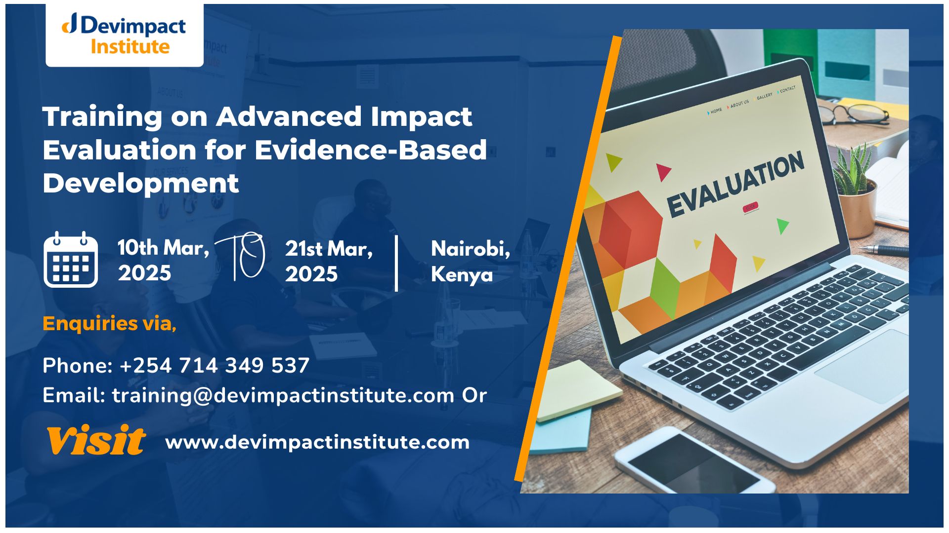 Training on Advanced Impact Evaluation for Evidence-Based Development, Nairobi, Kenya
