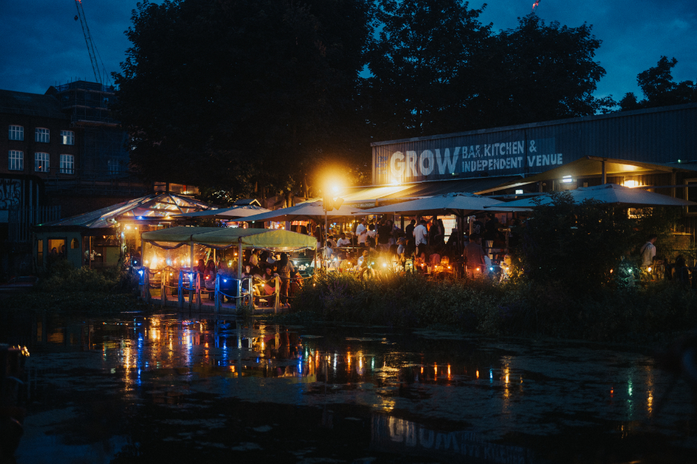 New Years Eve at Grow Hackney, London, England, United Kingdom