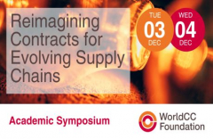 Reimagining Contracts for Evolving Supply Chains | Academic Symposium | 3rd - 4th December | Online