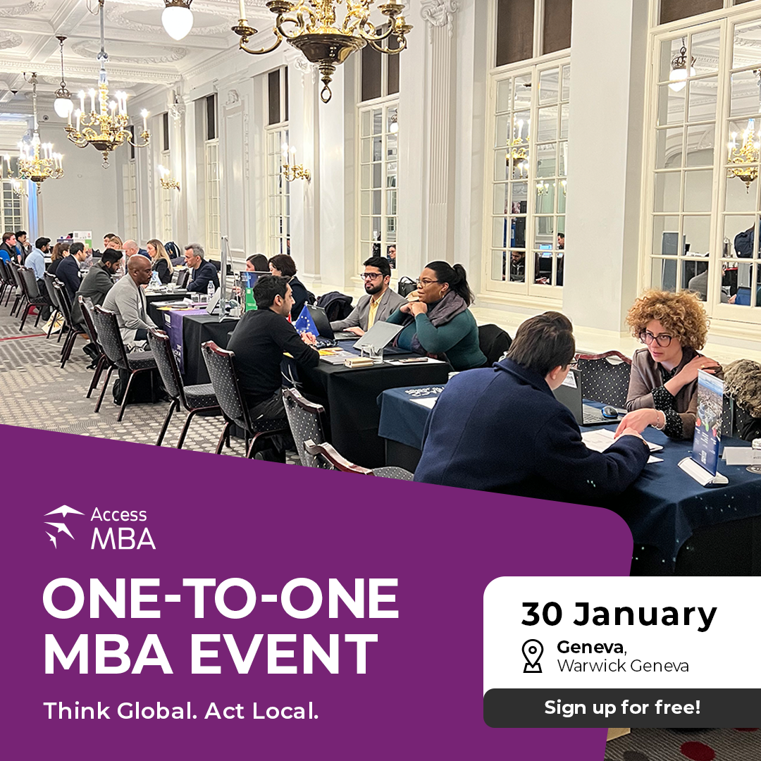 Gain a Global MBA Degree with Access MBA in Geneva on 30 January!, Geneva, Switzerland