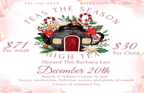 St Johns Rivership Co: Teas the Season in Sanford, FL on December 20, Sanford, Florida, United States