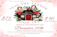 St Johns Rivership Co: Teas the Season in Sanford, FL on December 20