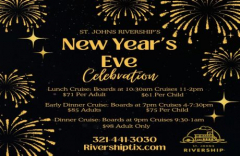 St Johns Rivership: Noon Year's Eve Aboard the Barbara Lee in Sanford, Florida