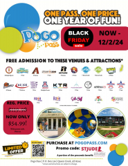 Pogo Pass Back Friday and Cyber Monday Sale