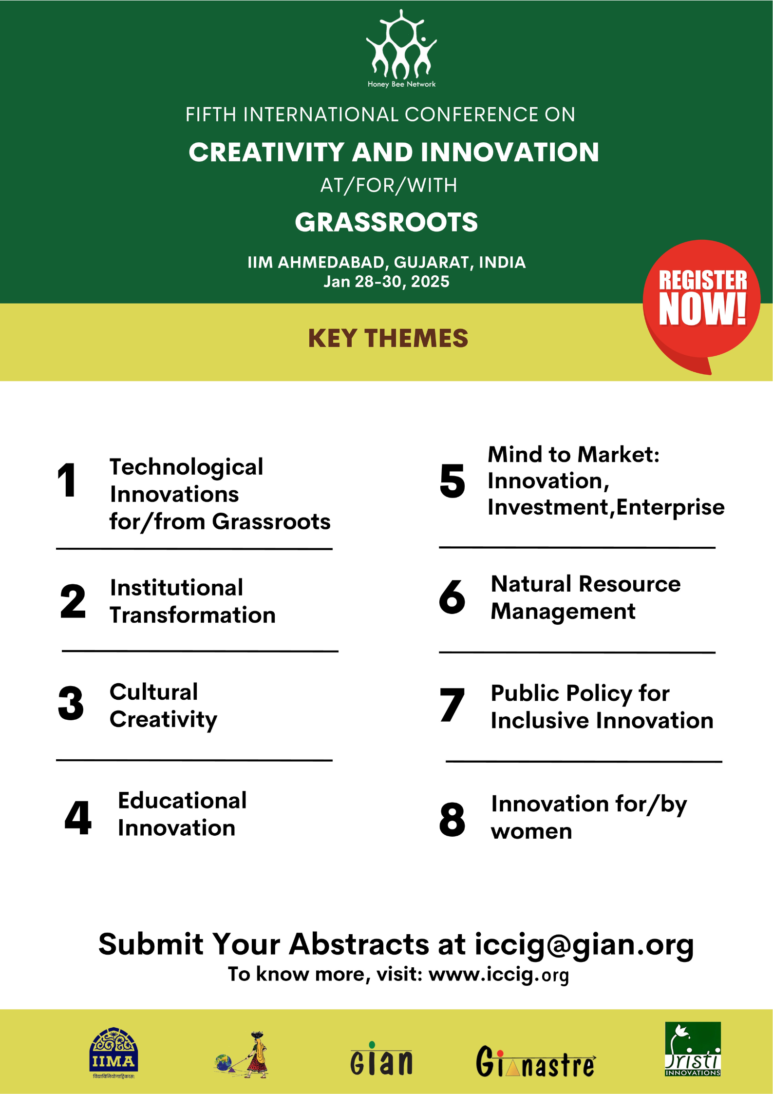 The Fifth International Conference On Creativity And Innovation, Ahmedabad, Gujarat, India