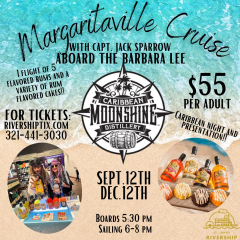 St Johns Rivership: Caribbean Moonshine Rum Tasting Cruise in Sanford, FL