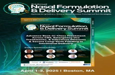 3rd Nasal Formulation and Delivery Summit, Boston, Massachusetts, United States