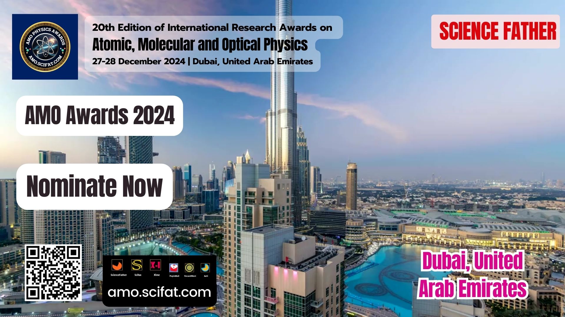 International Research Awards on Atomic, Molecular and Optical Physics, Online Event