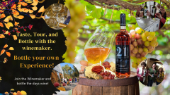 Tour, Taste and Bottle wine with the winemaker, includes Charcuterie and wine pairing! Brookline, NH