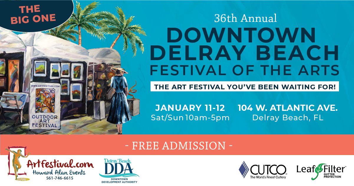 36th Annual Downtown Delray Beach Festival of the Arts, Delray Beach, Florida, United States