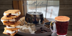 Smores Board, toasted Marshmallow perfection at Averill House Vineyard, Brookline, NH!