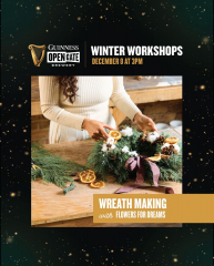 Winter Workshops at Guinness Open Gate Brewery Chicago