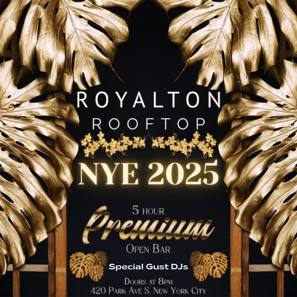 New Years 2025 at Royalton Rooftop, New York, United States