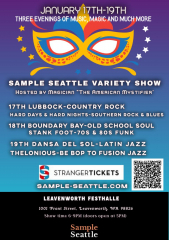 "Sample Seattle" a first of its kind variety Show is coming to the Leavenworth Festhalle
