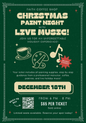 Christmas Paint Night with Live Music