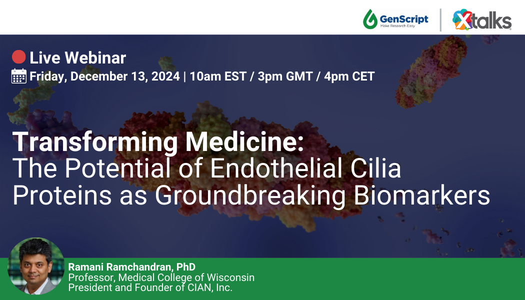 Transforming Medicine: The Potential of Endothelial Cilia Proteins as Groundbreaking Biomarkers, Online Event