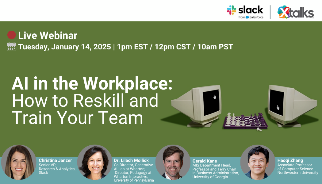 AI in the Workplace: How to Reskill and Train Your Team, Online Event