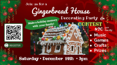 FAMILY FOCUSED GINGERBREAD and CHRISTMAS CAROL KARAOKE