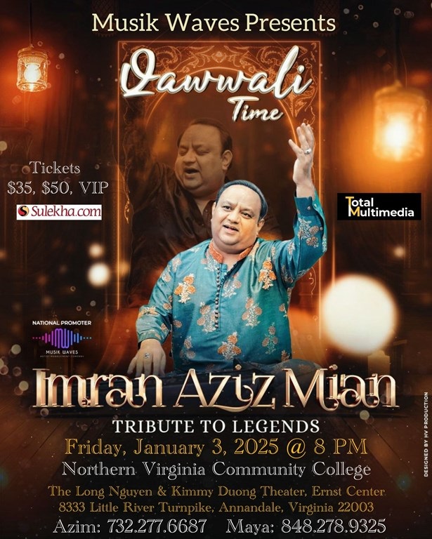 Qawwali Time with Imran Aziz Mian in Virginia, Albemarle, Virginia, United States