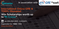 International Online GRE & TOEFL Olympiad.