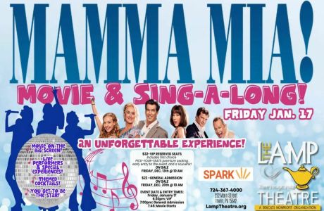 "Mamma Mia! Movie and Sing-A-Long!" A Lamp Theatre Fundraising Event, Irwin, Pennsylvania, United States
