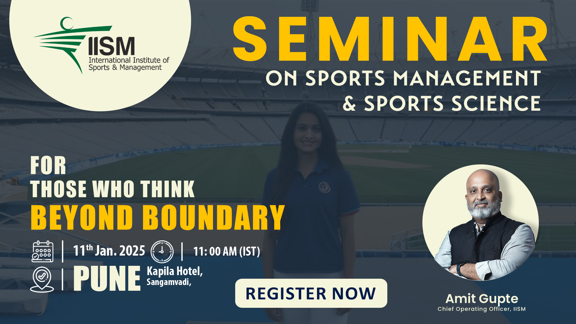 Seminar on Career Guidance in Sports Management & Sports Science!, Pune, Maharashtra, India