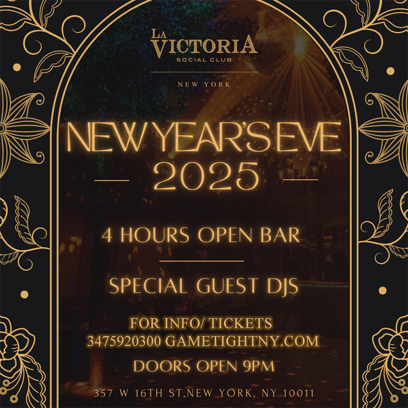 LA VICTORIA NYC NEW YEARS EVE PARTY 2025, New York, United States