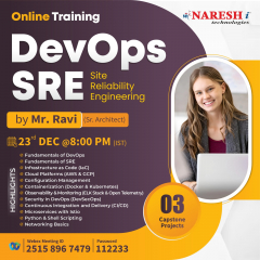 Join our DevOps & SRE Online Training In NareshIT