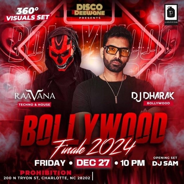 BOLLYWOOD FINALE 2024 FT. DJ DHARAK X RAAVAN, CHARLOTTE, North Carolina, United States