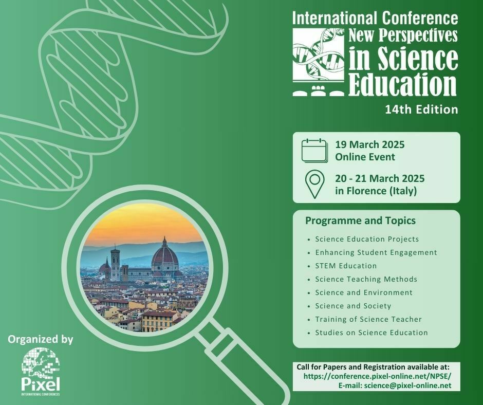 NPSE 2025 | New Perspectives in Science Education 14th Edition - International Conference, Firenze, Toscana, Italy