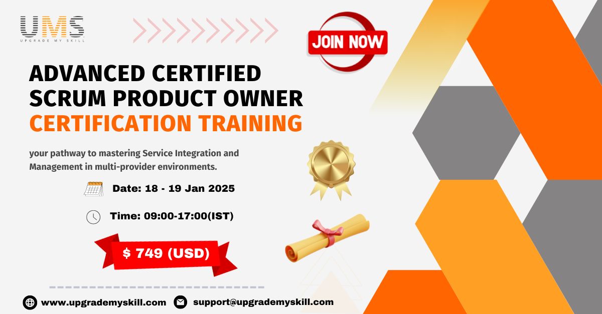 Transform Your Career with Advanced Certified Scrum Product Owner (A-CSPO) Certification Training!, Online Event