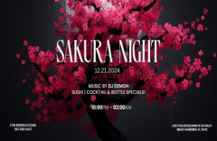 Sakura Night - A Night full of Music, Dance, Cocktails, Bottles and Sushi