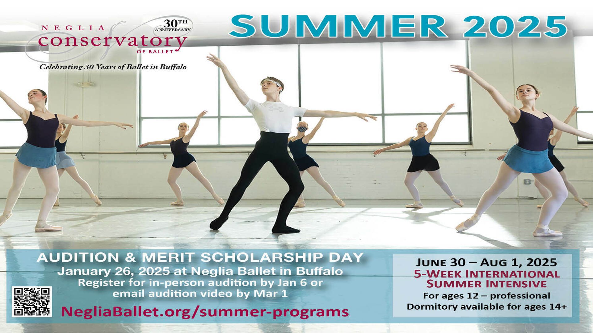 Neglia Ballet's Summer Intensive Audition and Merit Scholarship Day, Buffalo, New York, United States